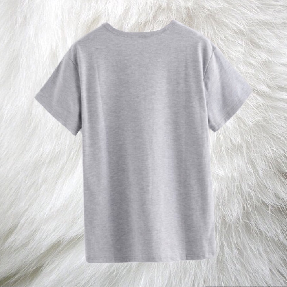 SELENA Single Rose Minimalist Tee - Picture 4 of 5